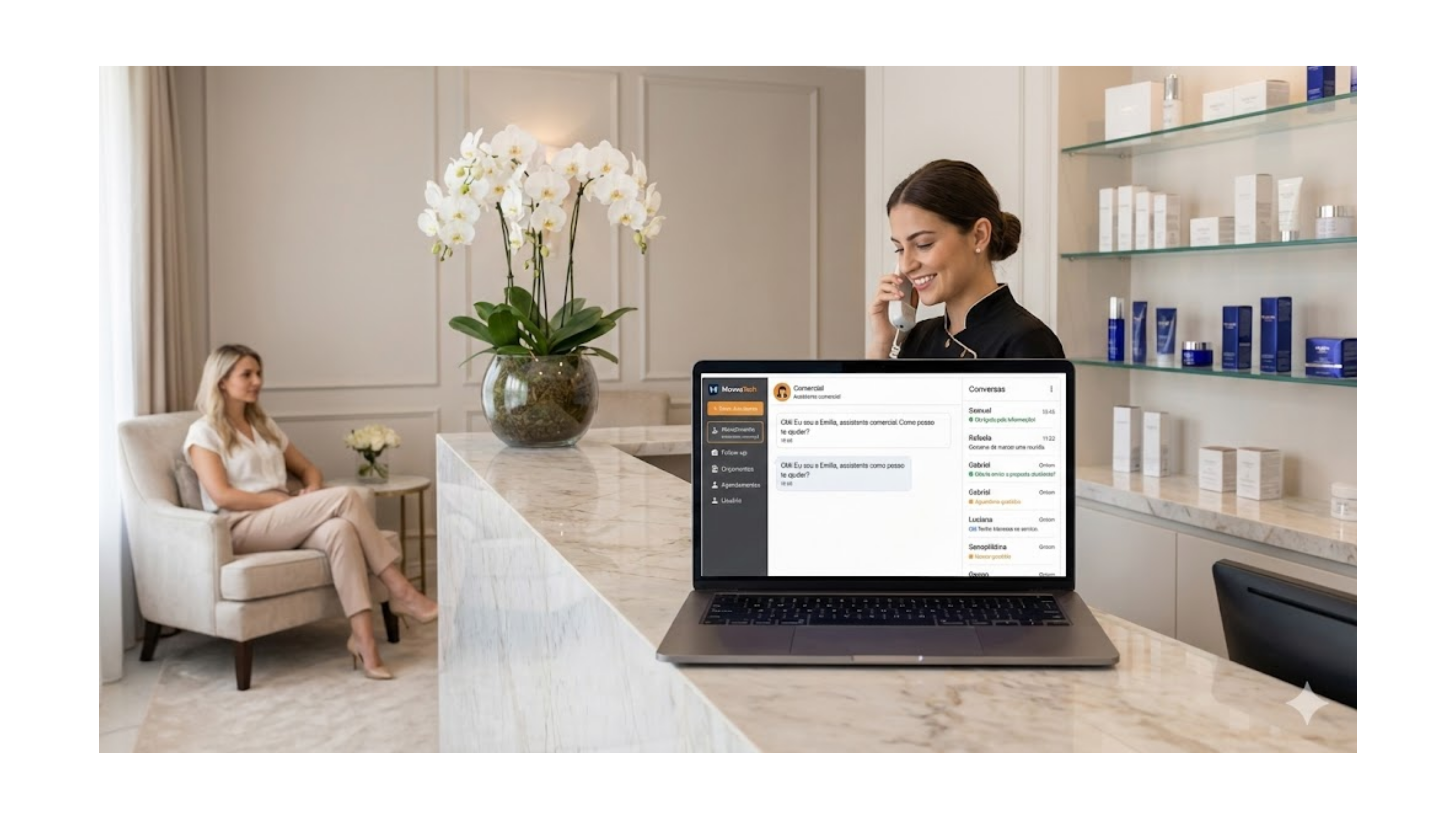 IA Movva Tech em atendimento